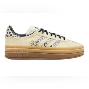 Adidas Bold Gazelle - Bold Cream Black Leopard - Sz. W7